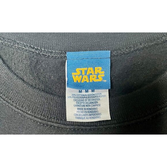 Star Wars Jerzees Darth Vader Christmas Sweatshirt Unisex Black Long Sleeve MED - Picture 4 of 4